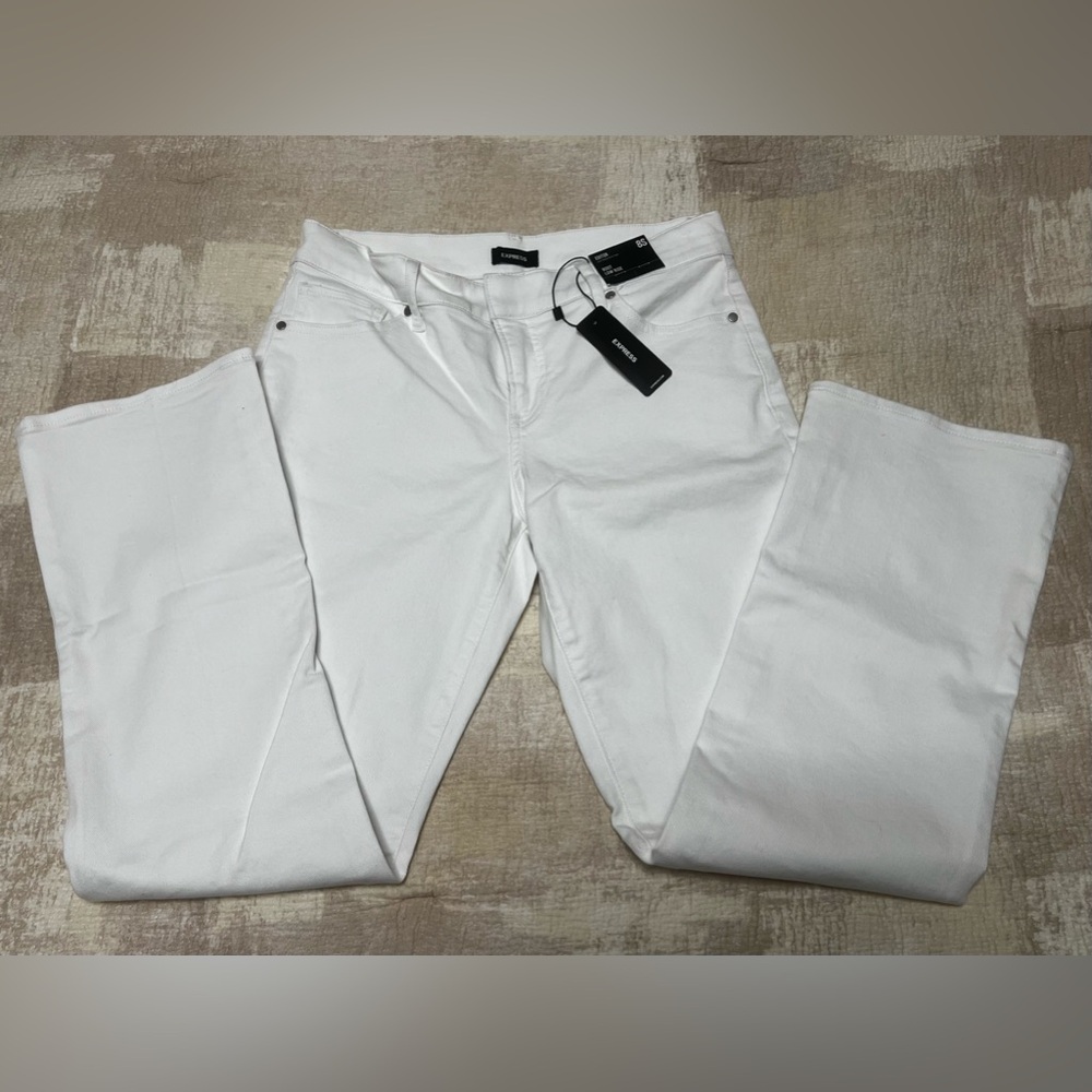 EXPRESS Editor White Jeans NWT Size 8S